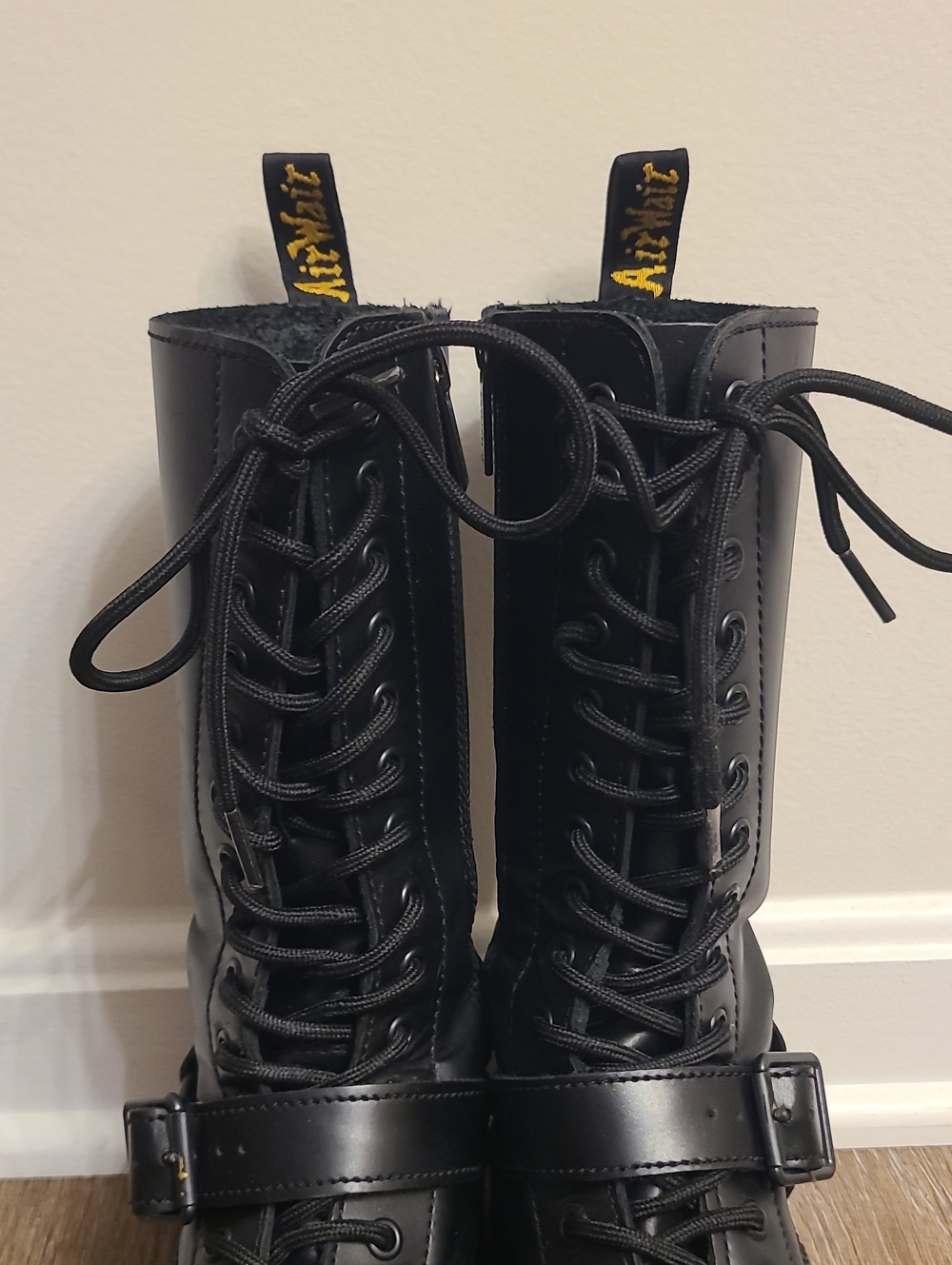 Dr Martens 1914 Quad Harness Platform Boots - Picture 4 of 12